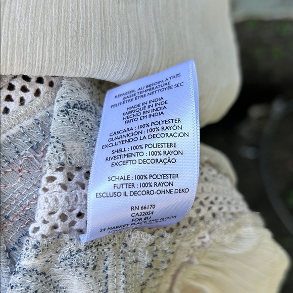 Anthropologie Meave Toronto Maxi Dress Bohemian Boho Embroidered  Flowy Gauze Sm - Picture 8 of 10